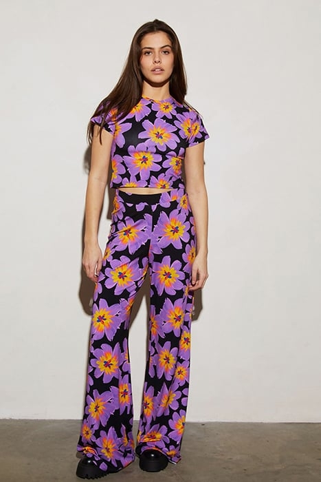 JOSH PALAZZO PANTS PURPLE 1