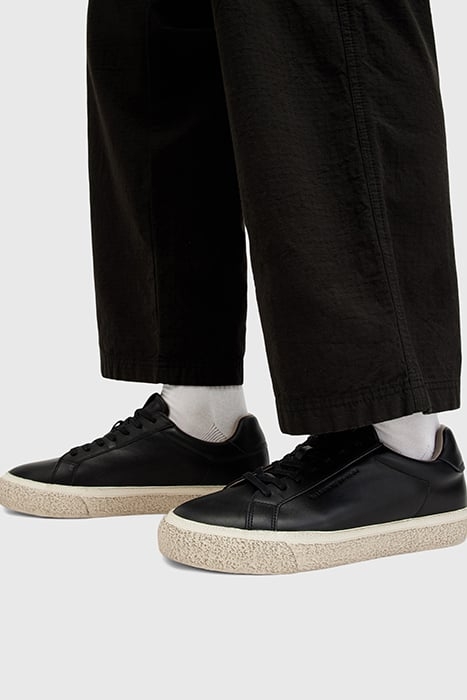 KLOP LTHR LOW TOP BLACK 2