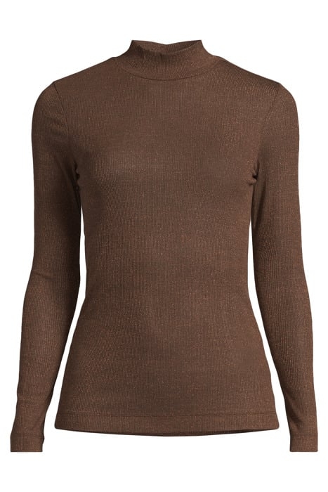 EV GLAM RIB TURTLE LONGSLEEVE ESPRESSO 3