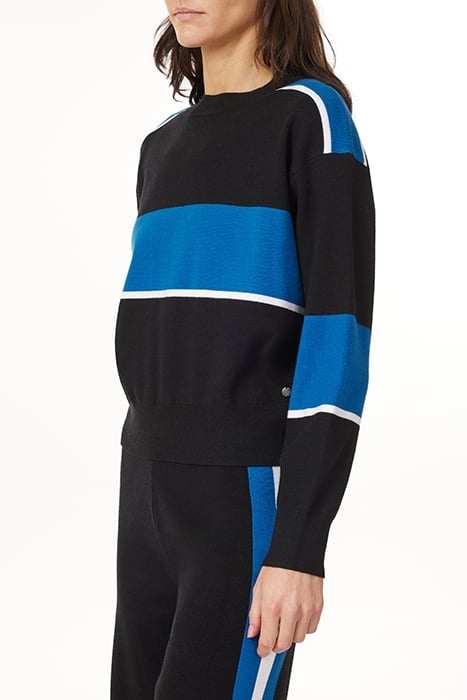 SWEATER PULLOVER BLACK NIGHT/NAUTICAL BLUE 5
