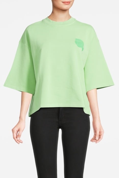 IKONIK 2.0 SSLV SWEATSHIRT SUMMER GREEN 1