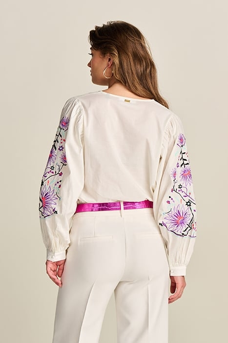 BLOUSE - EMBROIDERY PURPLE 2