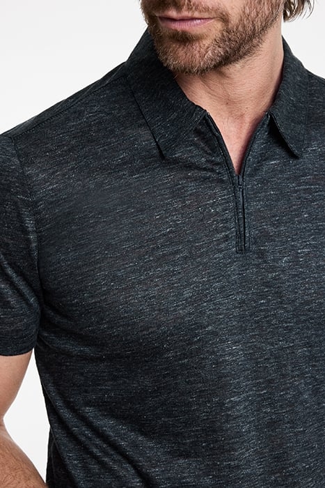 CASILLAS REGULAR FIT SS POLO WITH QUARTE MIDNIGHT 3