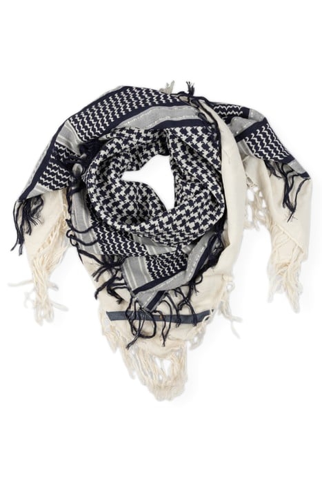 SCARF CHECK NIGHT SKY 1