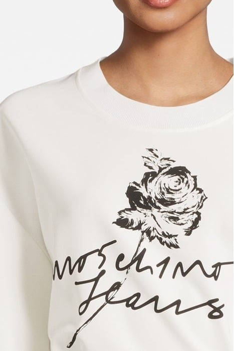 ROSE PRINT CADY DRESS WHITE 4