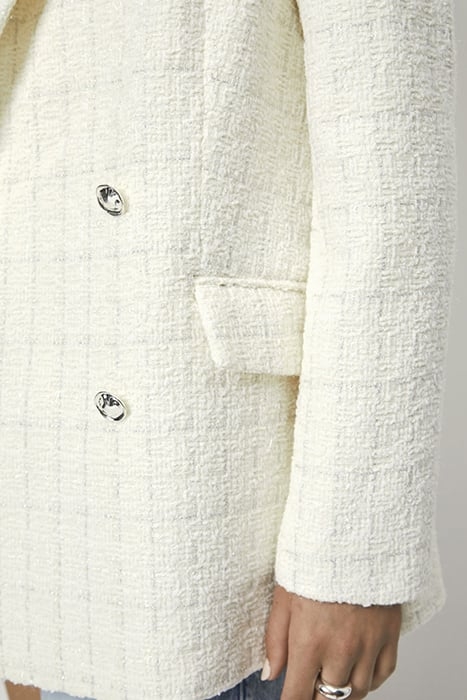 RENOIR BOUCLÉ BLAZER BUTTER CREAM 6