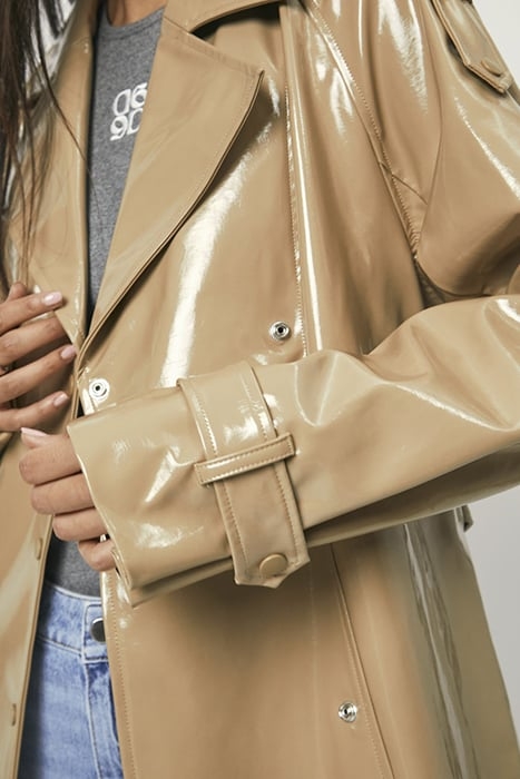 MARCEAU FAUX TRENCHCOAT AMBER WAVE 5