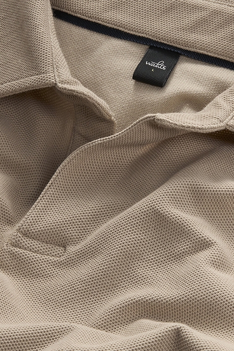 PAGE | TECH STRETCH POLO NEUTRAL SAND 2