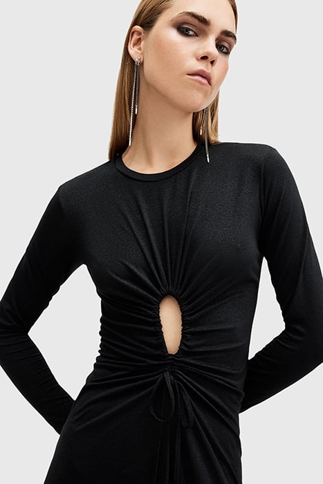 XYLIA LS DRESS METALLIC BLACK 6