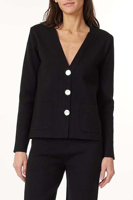 STRUCTURED SHOULDER CARDI BLACK NIGHT 1