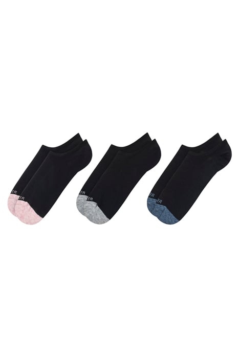 3PK MENS NON TERRY LINER BLACK 1