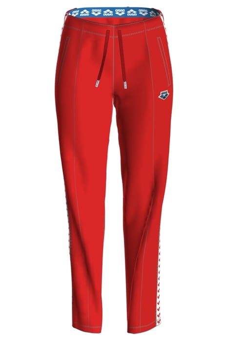W RELAX IV TEAM PANT RED-WHITE-RED 3