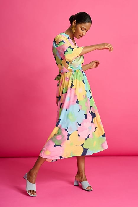 DRESS - CHERRY BLOSSOM MULTI COLOUR 5
