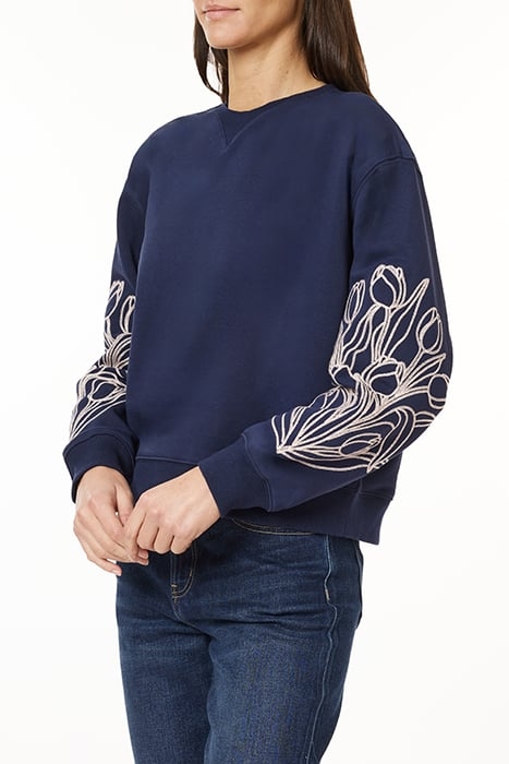 CREWNECK SWEATSHIRT MARITIME BLUE 5