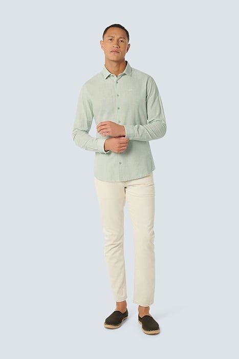 SHIRT 2 COLOURED WITH LINEN MINT 3
