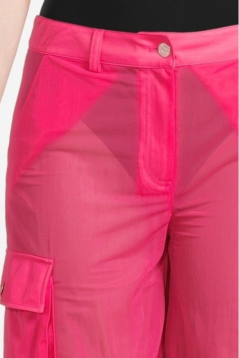 LIGHTWEIGHT NYLON BERMUDA SHORTS PINK 4