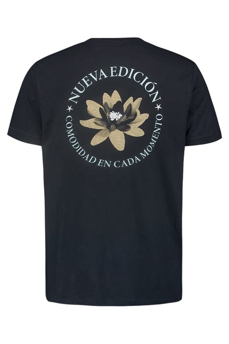 T-SHIRT CREWNECK PLACED PRINTS GARMENT DYED SLUB NIGHT 5