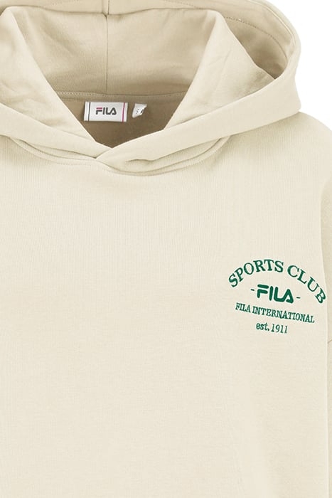 BITZ LOOSE FIT HOODY ANTIQUE WHITE 5