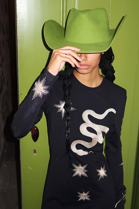 SISSY EMBRO DRESS BLACK 5