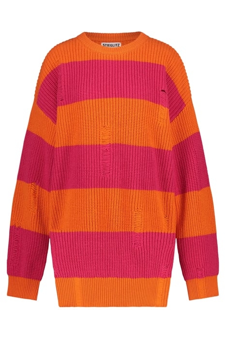 SASA KNITTED DRESS JAZZY ORANGE 2