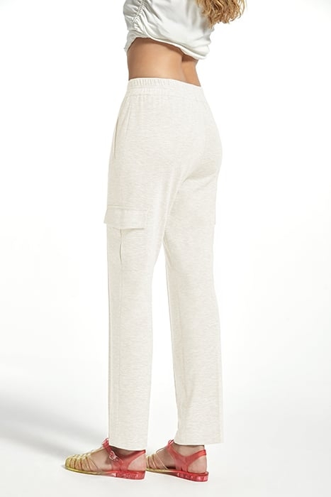 LIGHT PONTE DI ROMA VEDUOL TROUSERS ECRU 2