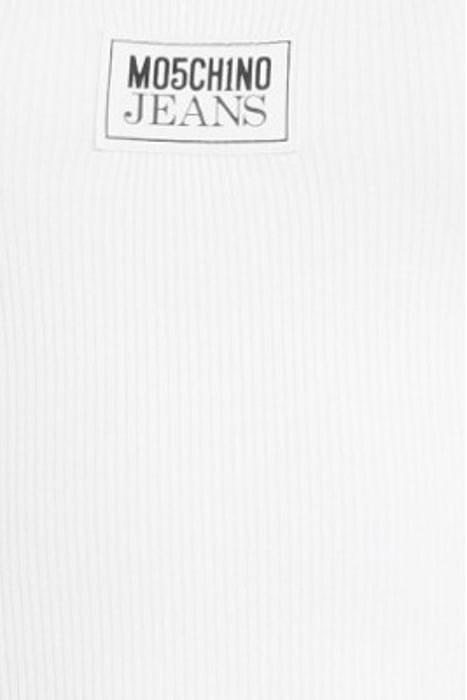LOGO PATCH COTTON TANK TOP WHITE 5