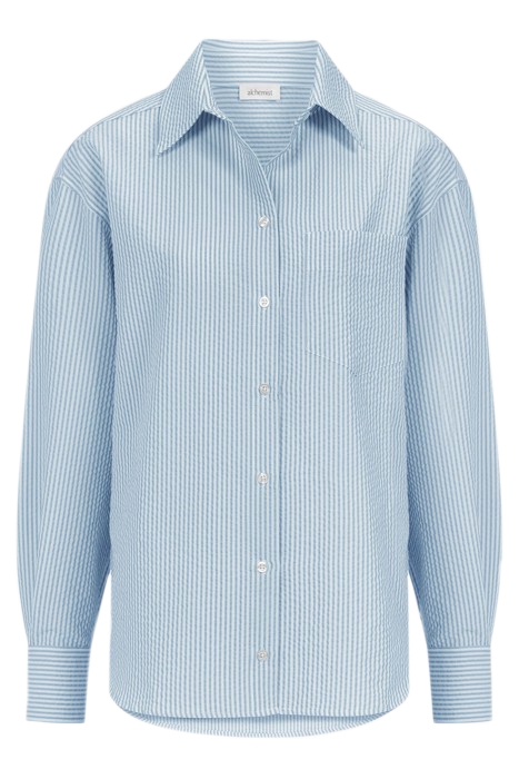 LOUISE SHIRT LIGHT BLUE-WHITE STRIPE 3