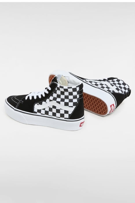 UA SK8-HI PLATFORM 2.0 CHECKERBOARD/TRUE WHITE 4