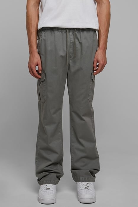 COTTON CARGO PANTS ASPHALT 1