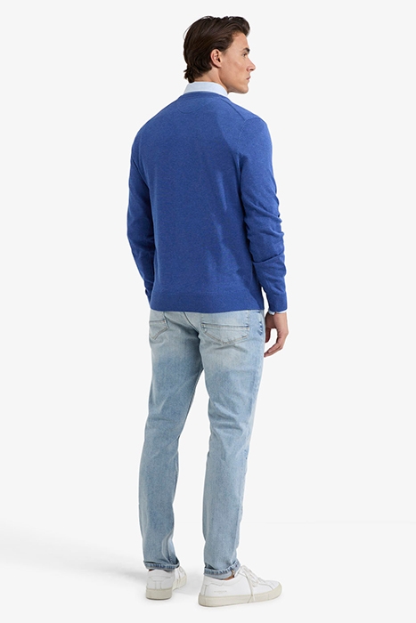 V-NECK SWEATER ROYAL BLUE 3