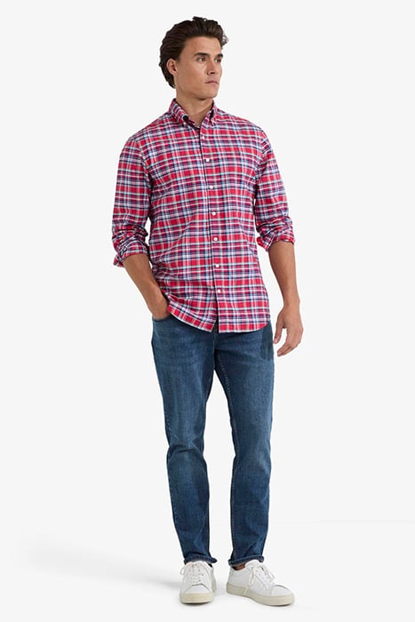 SUMMER CHECK SHIRT RED 2