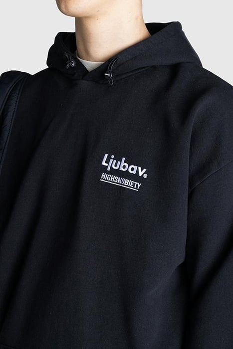 LJUBAV X HIGHSNOBIETY – HOODIE BLACK 5