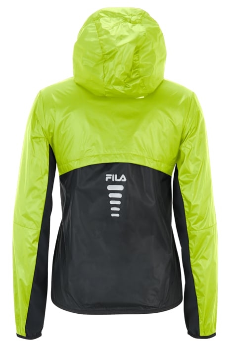 RONCADELLE PACKABLE RUNNING JACKET ACID LIME-BLACK 5