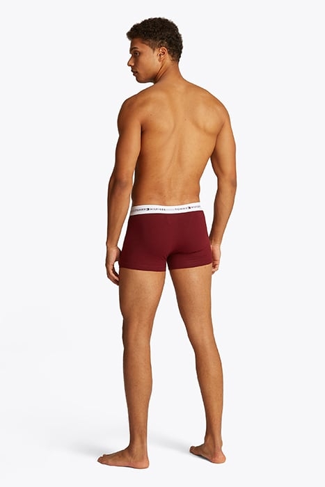 3 PACK TRUNK BOXERS DEEP ROUGE/BREEZY BLUE/WHITE 4