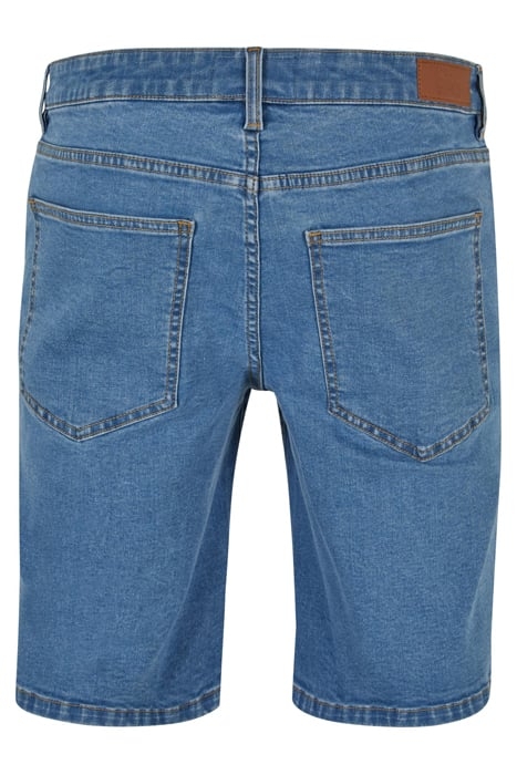 RELAXED FIT JEANS SHORTS LIGHT BLUE WASHED 5