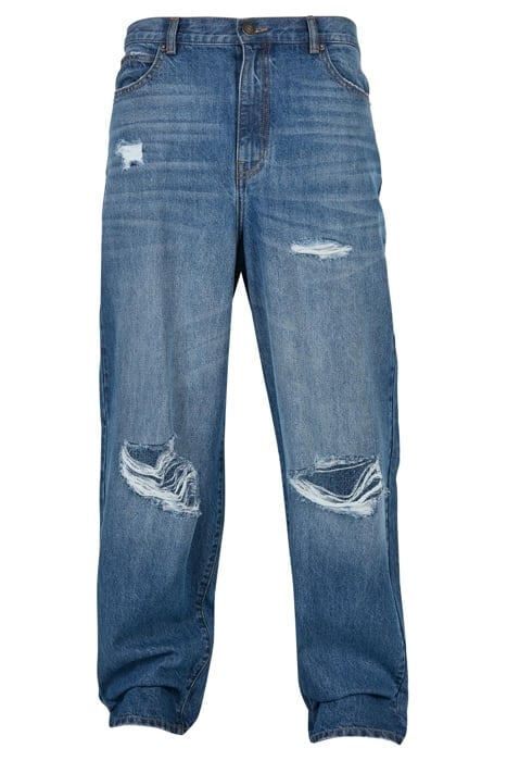 DISTRESSED 90‘S JEANS MID DEEPBLUE DESTROYED WASHED 4