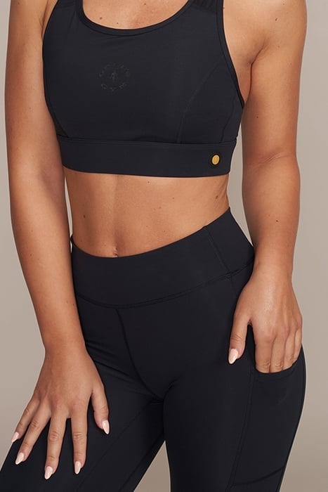 NADIA - WOMEN'S LOW SUPPORT BRA BLACK 4