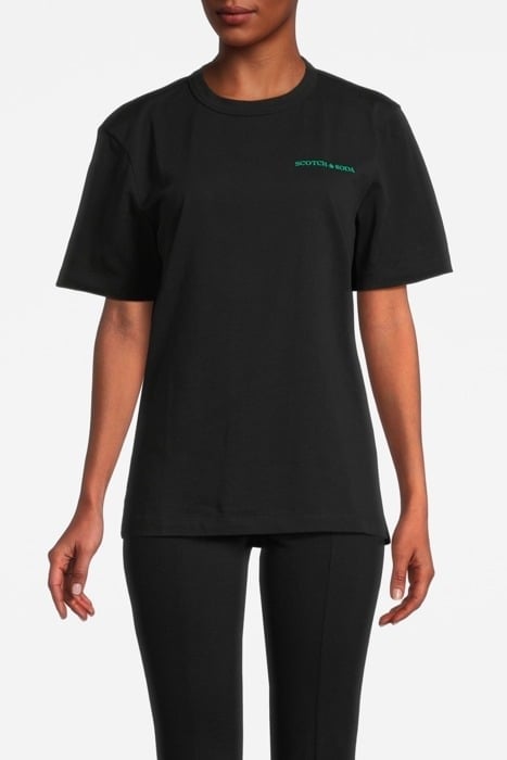 UNISEX CREWNECK TEE BLACK 1