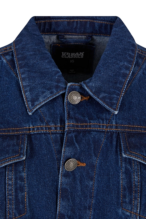 LADIES OVERSIZED 90‘S DENIM JACKET MID INDIGO WASHED 6