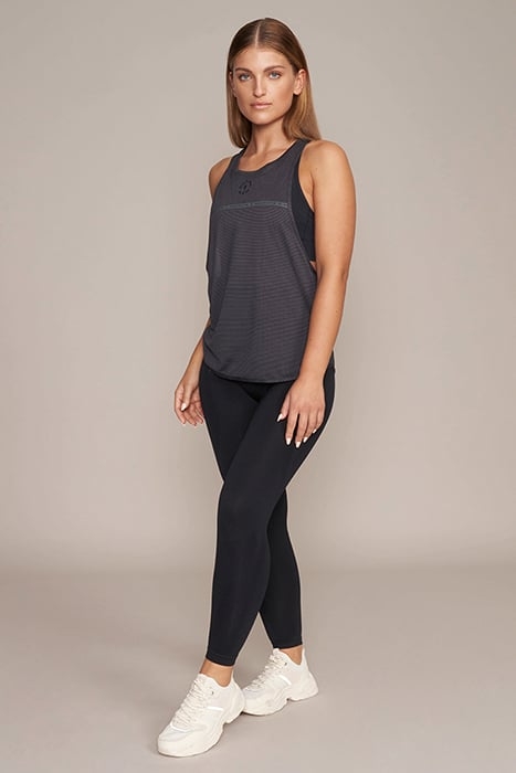 MARY LOU - WOMEN'S LOOSE-FIT TANK TOP BLACK 3