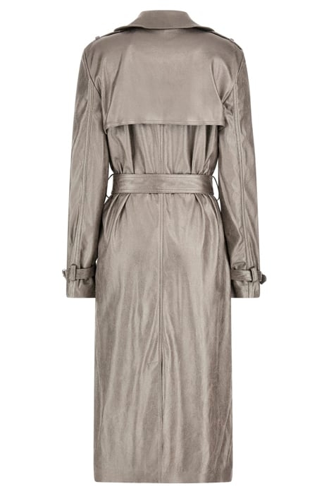 ADELE TRENCH GUNMETAL METALLIC 5