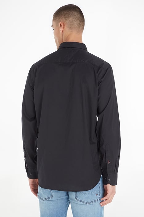 CORE FLEX POPLIN CLASSIC FIT CASUAL SHIRT BLACK 2