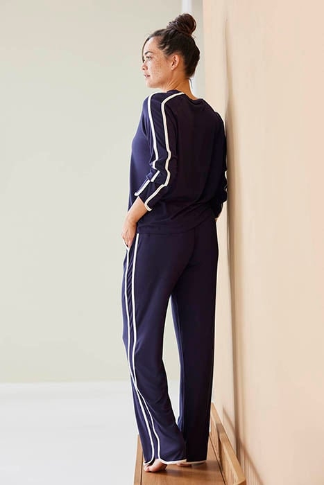 NW TOP TSHIRT LS HEATHER BLUE 3