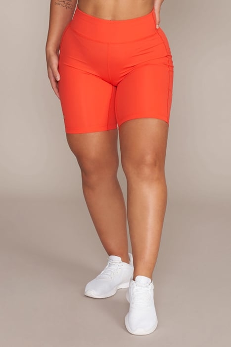 JODIE - WOMEN'S CYCLING SHORTS ORANGE 1