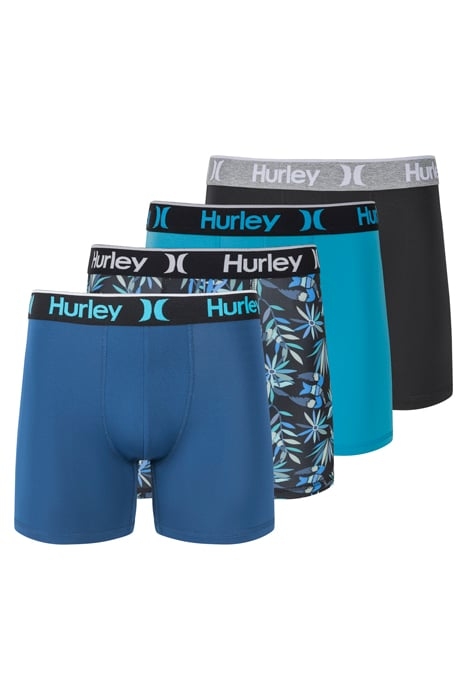 4PK MENS REGRIND BOXER BRIEF U BLUE 1