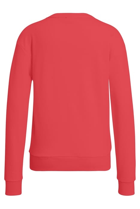 BANTIN SLIGHTLY CROPPED CREW SWEAT CAYENNE 5