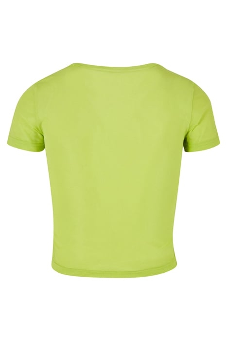 LADIES SHORT MESH TEE FROZENYELLOW 4