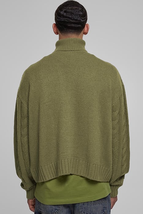 BOXY ROLL NECK SWEATER TINIOLIVE 2