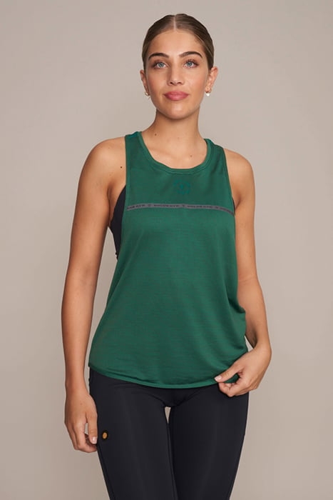 MARY LOU - WOMEN'S LOOSE-FIT TANK TOP GREEN 1