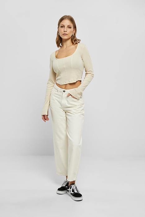 LADIES SHORT RIB CORSAGE LONGSLEEVE SOFTSEAGRASS 3